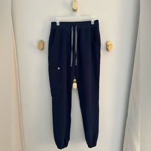 Figs Tari Tall Skinny Jogger Scrub Pants - Navy - Size Small/Tall